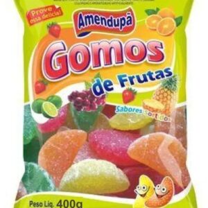 BALA GOMA GOMOS DE FRUTA 400GR