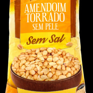 AMENDOIM TORRADO S/PELE S/SAL 1,010KG