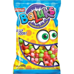 BALA GOMA BALUKS SORTIDAS 400GR