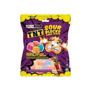 BALA GOMA TNT SOUR BLOCKS 70GR