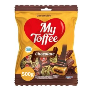 BALA MY TOFFEE LEITE CHOCOLATE 500GR