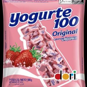 BALA YOGURTE100 MORANGO 500GR