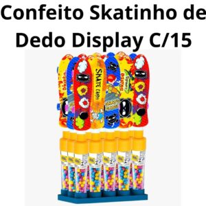 CONFEITO SKATINHO DE DEDO 180GR