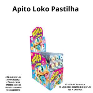 DIPLOKO APITO LOKO PASTILHA DP 225GR