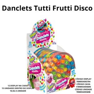 DIPLOKO DANCLETS TUTTI FRUTTI DISCO DP 157,5GR