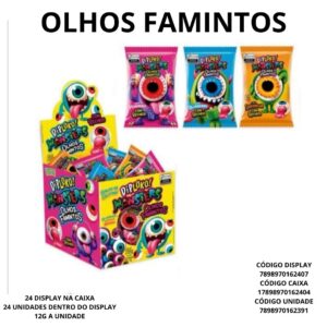 DIPLOKO OLHOS FAMINTOS RECHEADOS DP 288GR
