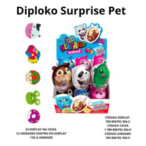 DIPLOKO SURPRISE ANIMALS DP 165GR