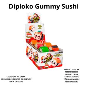 DIPLOKO SUSHI GUMMY DP 270GR