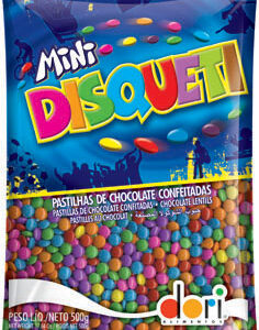 DISQUETI MINI CHOCOLATE CONFEITADO 500GR
