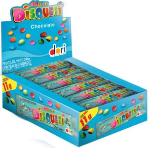 DISQUETI MINI CHOCOLATE CONFEITADO DP 396GR