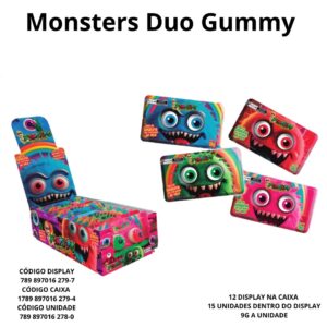 MONSTERS DUO GUMMY DP 135GR