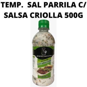 TEMP SAL PARRILLA COM SALSA CRIOLLA GARRAFA  500GR